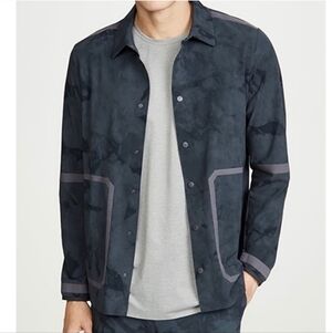 LuluLemon x‎ Robert Geller Take the Moment Collared LS Rain Jacket Mens Large